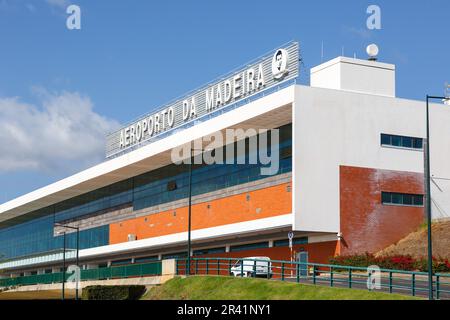 Terminal des Flughafen Funchal Madeira Cristiano Ronaldo aéroport au Portugal Banque D'Images