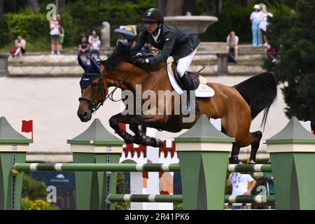 Rome, Italie. 25th mai 2023. Marlon Modolo Zanotelli (BRA) pendant le 90° CSIO ROMA 2023, CSIO5* A contre l'horloge (238,2.1) - 1,50m - 30,000 € - LR - présenté par ENI, sur 25 mai 2023 à la Piazza di Siena à Rome, Italie. Crédit : Live Media Publishing Group/Alay Live News Banque D'Images