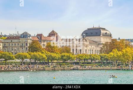 Opéra sur le lac de Zurich, Suisse Banque D'Images