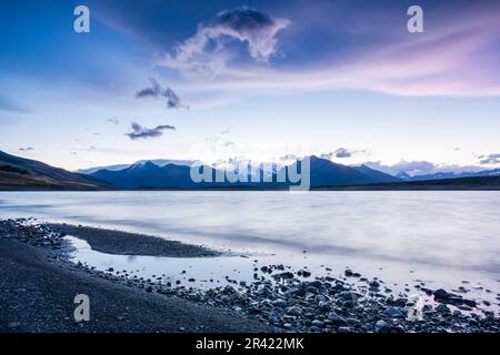 Lago Roca, El Calafate, Parque Nacional Los Glaciares Republica Argentina, Patagonia, cono sur, l'Amérique du Sud. Banque D'Images