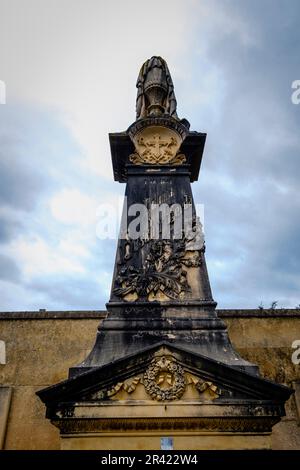 Cimetière municipal d'Andratx, Majorque, Iles Baléares, Espagne. Banque D'Images