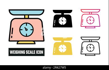 Illustration du vecteur de l'icône de balance Illustration de Vecteur