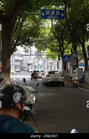 Pishi Street, quartier de Gusu, Suzhou, Jiangsu Banque D'Images