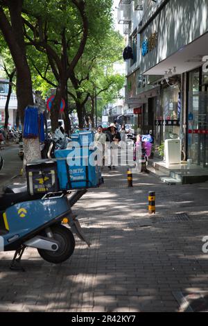 Pishi Street, quartier de Gusu, Suzhou, Jiangsu Banque D'Images