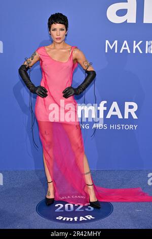 Cannes, France. 25 mai 2023. Halsey au Gala de Cannes de l'amfAR 2023 pendant le Festival de Cannes 76th à Antibes, France sur 24 mai 2023. Photo de Julien Reynaud/APS-Medias/ABACAPRESS.COM Banque D'Images