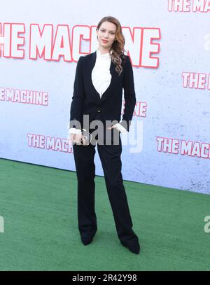 Los Angeles, Californie. 25th mai 2023 l'actrice Iva Babic assiste à la première de Sony Pictures à Los Angeles « The machine » au Regency Village Theatre sur 25 mai 2023 à Los Angeles, Californie. , ÉTATS-UNIS. Photo de Barry King/Alay Live News Banque D'Images