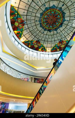 Intérieur, centre commercial Venice Grand Canal, Taguig City, Manille, Philippines Banque D'Images