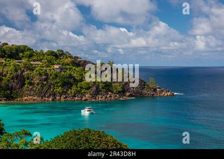 Anse petite, Mahé, Seychelles Banque D'Images