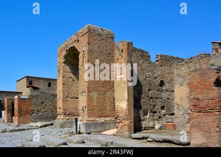 Italie, Italia, Pompei Archway, scavi archéologique de Pompei Banque D'Images