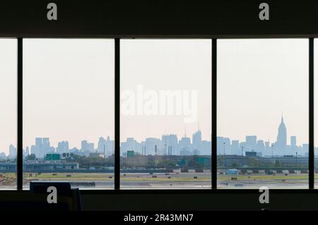 Le Newark, New Jersey City Skyline Banque D'Images