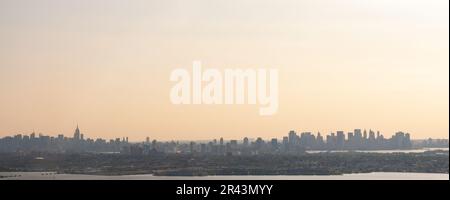 Le Newark, New Jersey City Skyline Banque D'Images