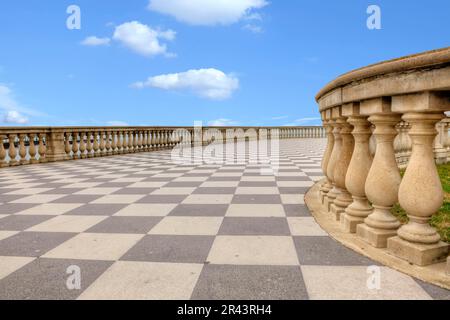 Terrazza Mascagni, Livourne, Toscane, Italie Banque D'Images