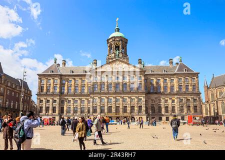 Amsterdam, Dam, Koninklijk Paleis, Hollande du Nord, Pays-Bas Banque D'Images