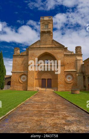 Santa Maria de la Oliva, Monastère cistercienne, Monastère de la Oliva, Carcastillo Navarre, Espagne Banque D'Images