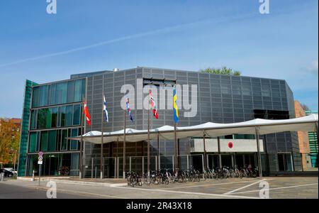 Ambassades nordiques, Rauchstrasse, Tiergarten, Berlin, Allemagne Banque D'Images