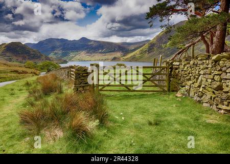 Crummock Water le Lake District Cumbria Royaume-Uni Banque D'Images