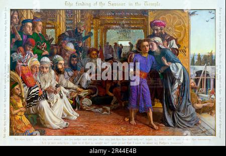 Les conclusions du Sauveur dans le Temple, William Holman Hunt, 1854 à 1860, Banque D'Images