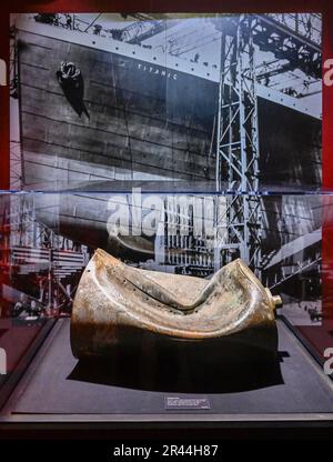 Linkoping, Suède. 26 mai 2023. L'exposition mondiale Titanic: The Artifact Exhibition a sa première nordique à Tornby à Linköping le 27 mai 2023. Photo: Jonas Ekcharge/TT/code 10030 crédit: TT News Agency/Alay Live News Banque D'Images