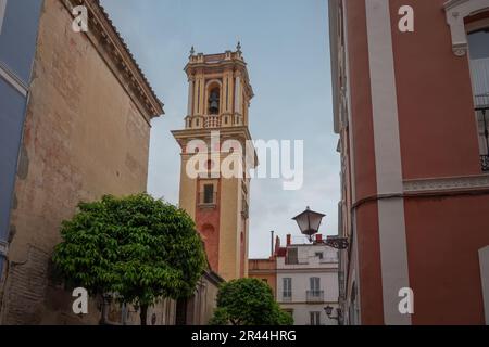 Église San Bartolome à Juderia - Séville, Andalousie, Espagne Banque D'Images