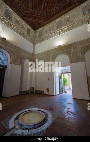 Salle de justice (Sala de la Justicia) à Alcazar (Palais Royal de Séville) - Séville, Andalousie, Espagne Banque D'Images