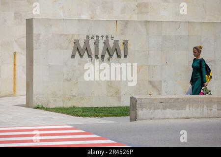 Bulboaca, Moldavie - 25 mai 2023: Façade du magasin Castel Mimi Banque D'Images