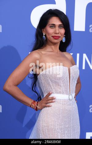 Cannes, FRA. 25th mai 2023. Fagun Thakrar participe au gala du cinéma amfAR contre le SIDA lors du Festival annuel du film de Cannes 76th sur 25 mai 2023 à Cannes, France. (Photo par:DGP/imageSPACE) Credit: Imagespace/Alamy Live News Banque D'Images