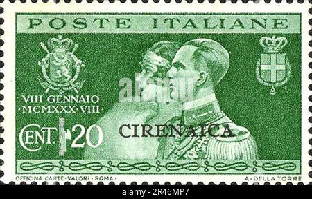 Umberto di Savoia e Maria Josè del Belgio, Cyrénaïque 1930 Banque D'Images