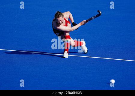 Hollie Pearne-Webb en Grande-Bretagne pendant le match féminin de la FIH Hockey Pro League à Lee Valley, Londres. Date de la photo: Vendredi 26 mai 2023. Banque D'Images