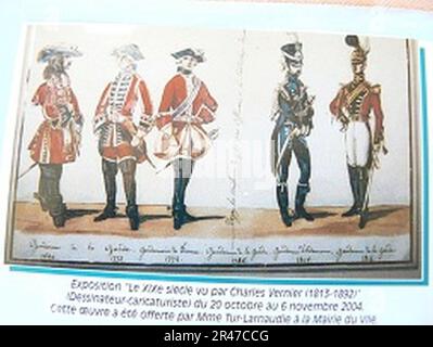 Uniformes de gendarme Banque D'Images