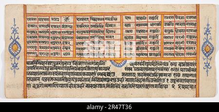 Inconnu (Indien) - manuscrit tantrique 'Sangrahani Sutra' Banque D'Images
