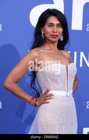 Fagun Thakrar participe au gala du cinéma amfAR contre le SIDA lors du Festival annuel du film de Cannes 76th sur 25 mai 2023 à Cannes, France. Credit::DGP/imageSPACE/MediaPunch Credit: MediaPunch Inc/Alamy Live News Banque D'Images