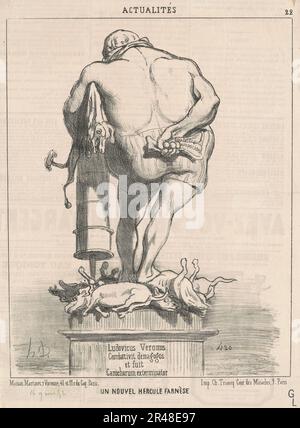 Un nouvel Hercule Farn&#XE8;se, 19th Century.Un nouvel Hercule farnese Banque D'Images