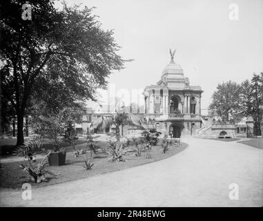 Gladwin (c.-à-d. Water Works) Park, The Hurlbut Gate, Detroit, Michigan, entre 1900 et 1920. Banque D'Images