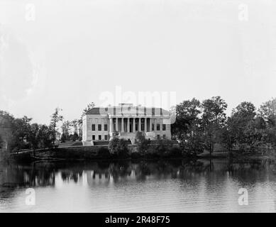 Bâtiment de la société historique, Buffalo, N.Y., c1908. Bâtiment de la société historique du comté de Buffalo et Erie, Delaware Park. Banque D'Images