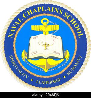 US Naval Chaplains School Seal 1999 Banque D'Images