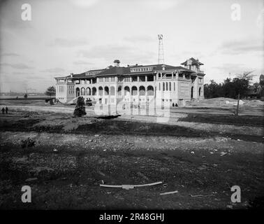 Nouveau casino, Belle Isle Park, Detroit, Michigan, vers 1907. Banque D'Images
