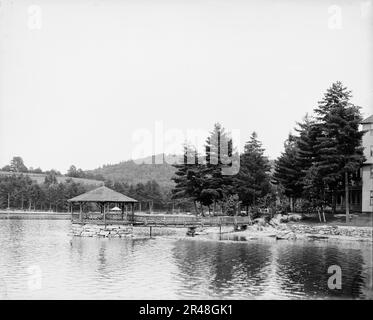 Pine Grove Springs Hotel, Lake Spofford, N.H., entre 1900 et 1910. Banque D'Images