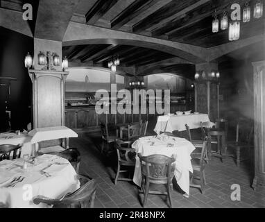 Hotel Utica, le café, Utica, New York, entre 1905 et 1915. Banque D'Images