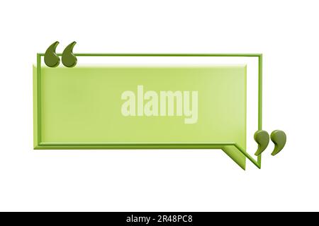 Forme d'amibe colorée à utiliser comme base de texte avec des guillemets Banque D'Images