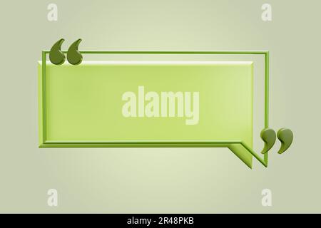 Forme d'amibe colorée à utiliser comme base de texte avec des guillemets Banque D'Images