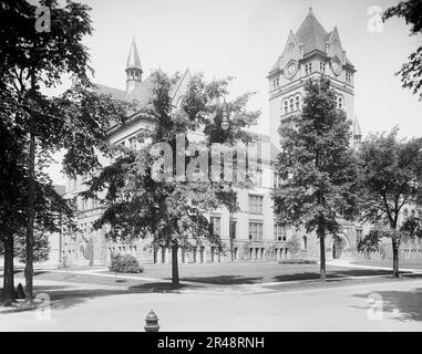 Central High School, Detroit, Michigan, entre 1910 et 1920. Banque D'Images