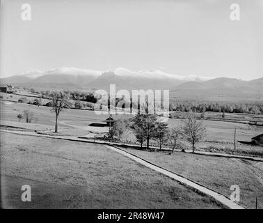 Gamme présidentielle de la salle Waumbek, Jefferson, White Mountains, (C1900?). Banque D'Images