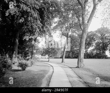 Approche Ouest, Mt. Vernon, Virginie, entre 1900 et 1915. Banque D'Images