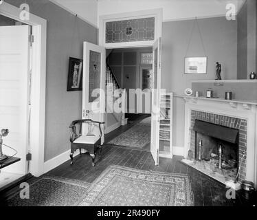 Salle de réception, probablement dans un pavillon, New York City, entre 1900 et 1910. Banque D'Images