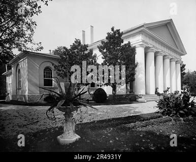 Le manoir Custis-Lee (à savoir Arlington House, le mémorial Robert E. Lee), Arlington, Virginie, (1900?). Banque D'Images