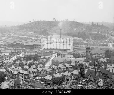 Usine de Westinghouse Air Brake Co., Wilmerding, Pennsylvanie, c1905. Banque D'Images