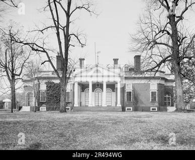 Monticello, demeure de Thomas Jefferson, Charlottesville, Virginie, c1905. Banque D'Images