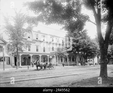 Arlington and Worden Hotels, Lake George, New York, The, c1904. Banque D'Images