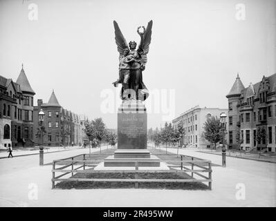 Confederate Monument, Baltimore, Maryland, entre 1900 et 1906. Banque D'Images