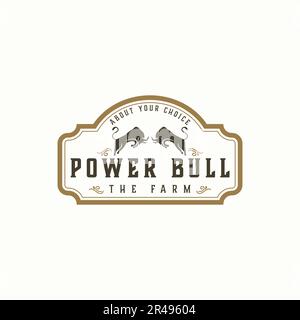 Logo Bull Illustration de Vecteur